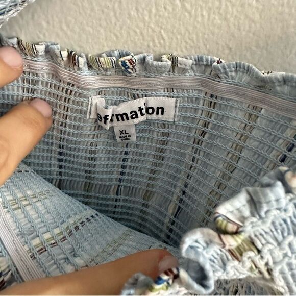 Reformation Haven Top & Skirt Set In Cabana Stripe - Picture 5 of 9